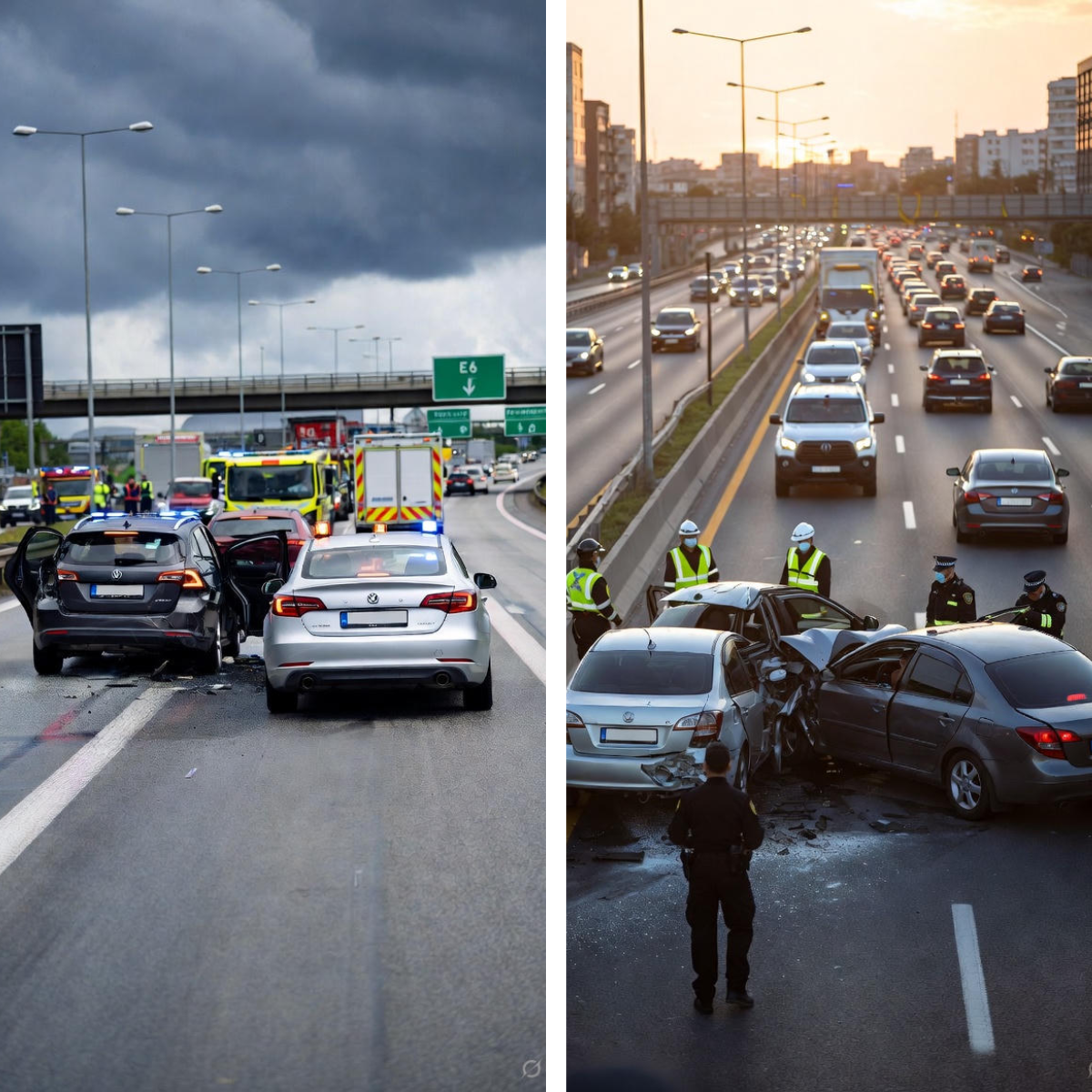 Kaos på E6 i Oslo: Ulykke ved Helsfyr Skaper Massive Trafikkproblemer