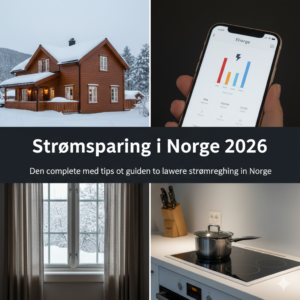 Strømsparing i Norge 2026 - Guide til lavere strømregning