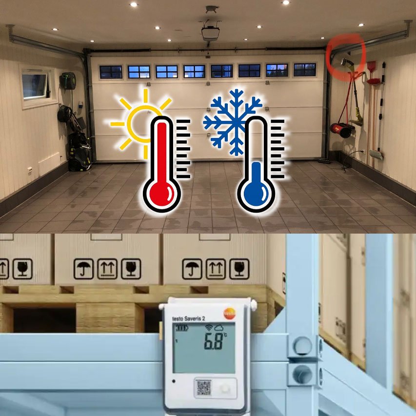 Isolering av garasjeport – wow, så mye varme du faktisk mister!